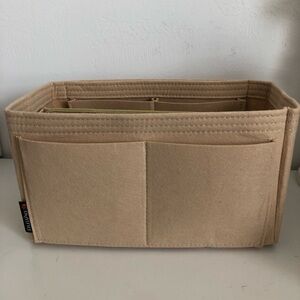 Omystyle Beige Felt Purse Organizer